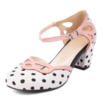pink-black-white-polka-dot-block-heels