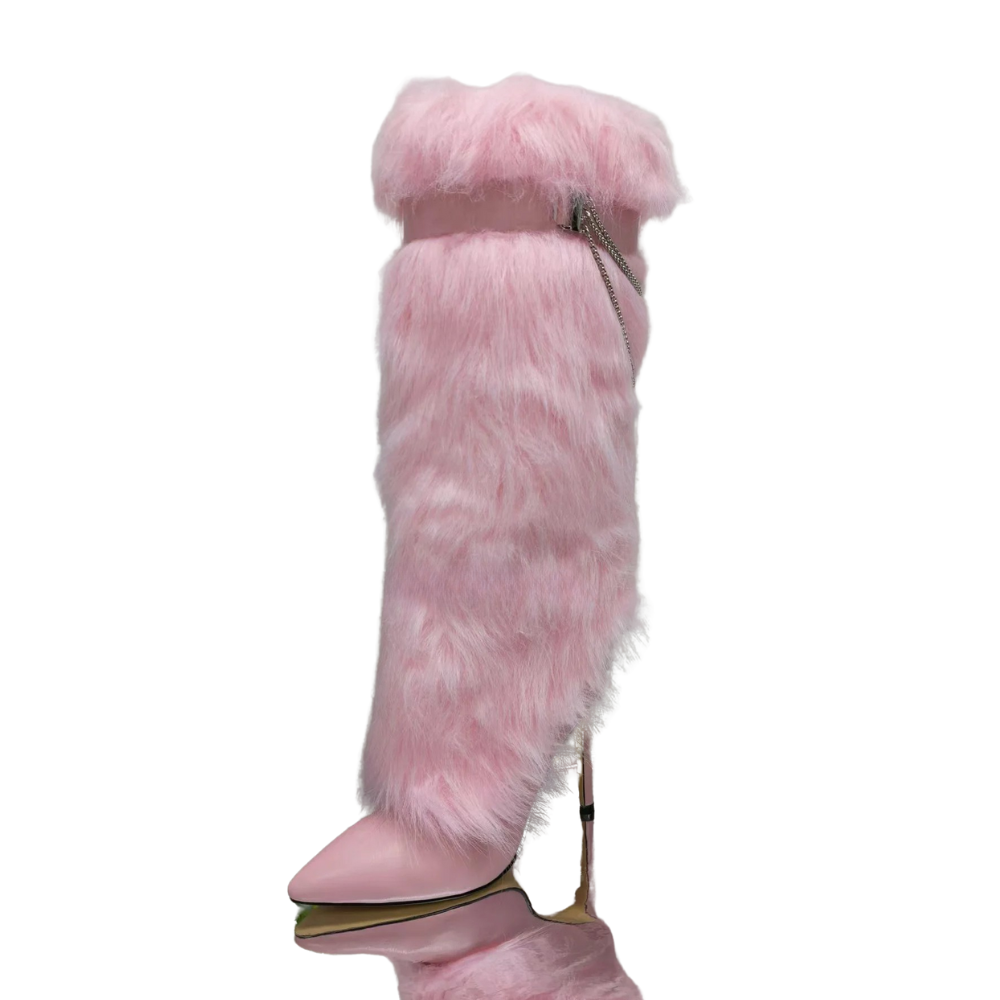 pink-fur-heeled-boots-side