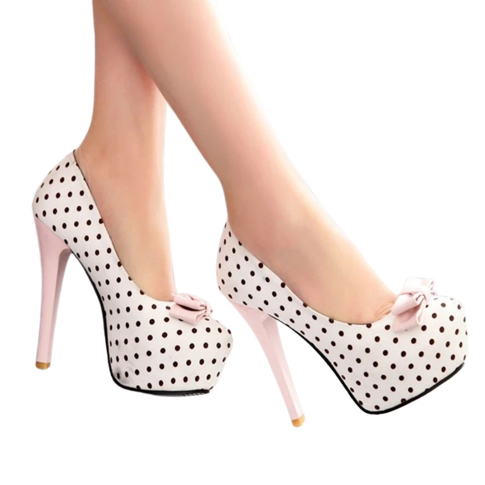 polka-dot-platform-heels-with-bow-white-model