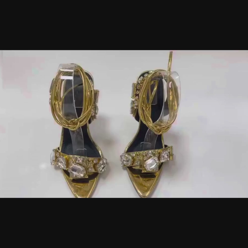gold-strappy-rhinestone-heels-video