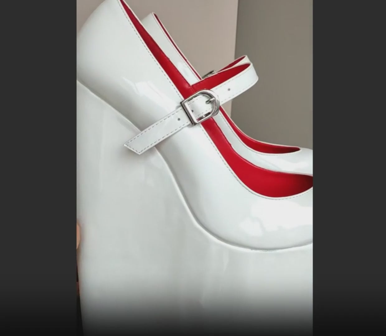 10-inch-white-wedge-mary-jane-heels-video