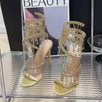 gold-strappy-fringe-heels-video