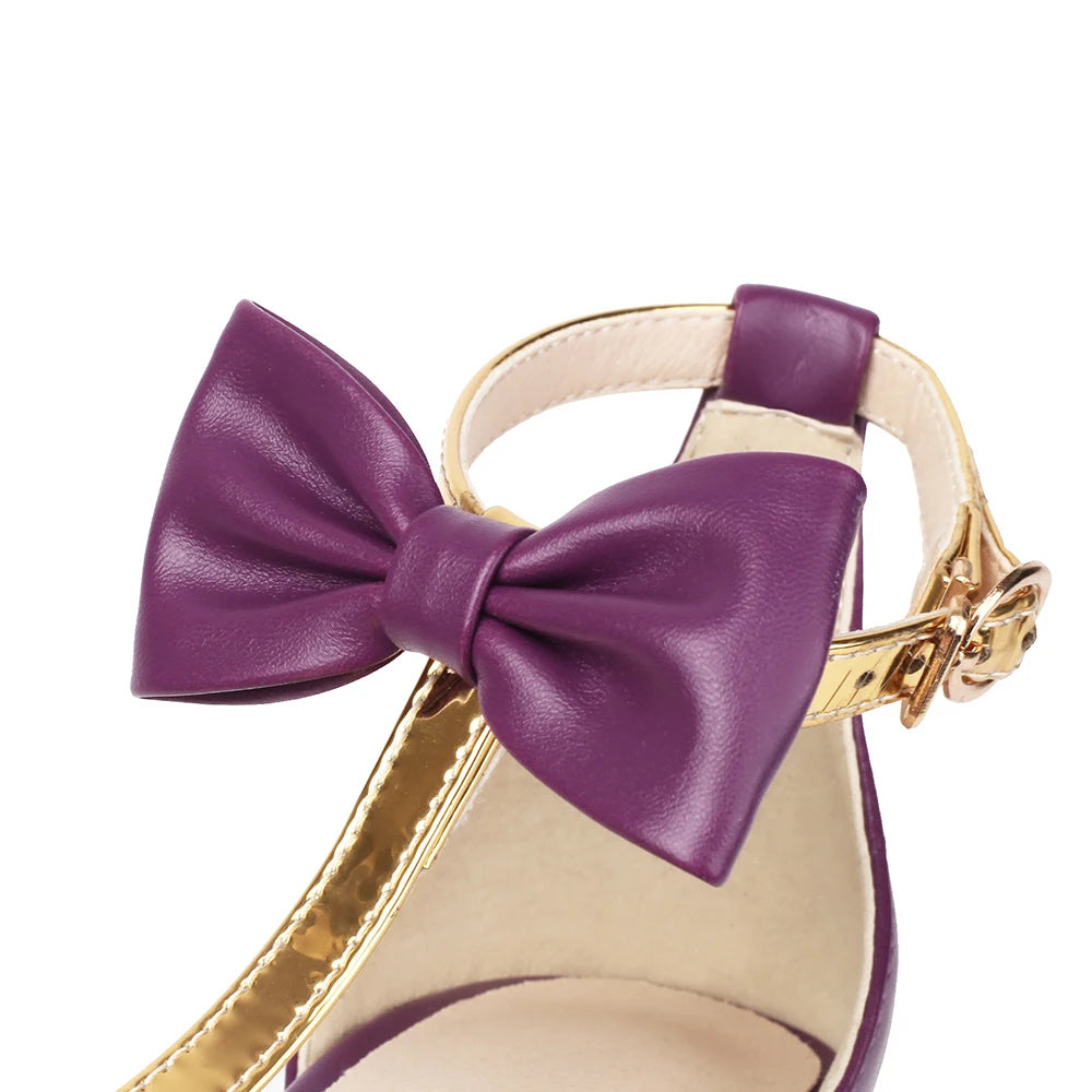 purple-and-gold-heels-with-bow-closeup