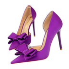 purple-high-heels-with-bow-pair