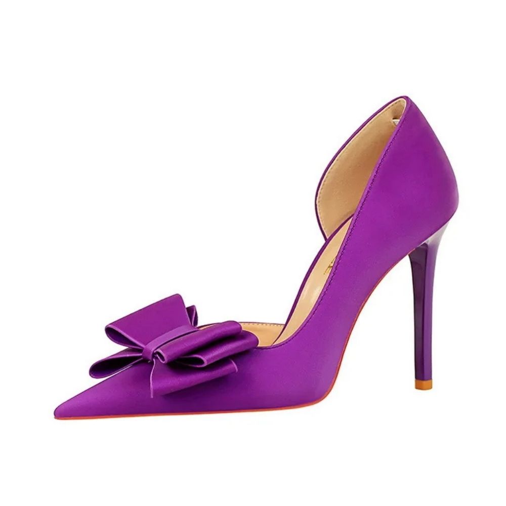 purple-high-heels-with-bow