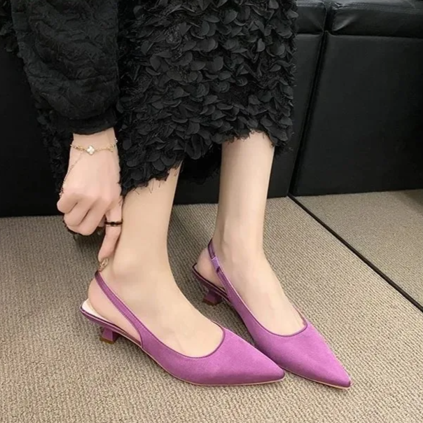 purple-slingback-kitten-heels-woman-pair