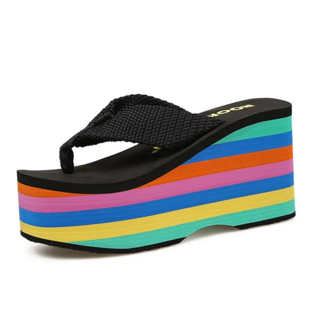 rainbow-wedge-flip-flops