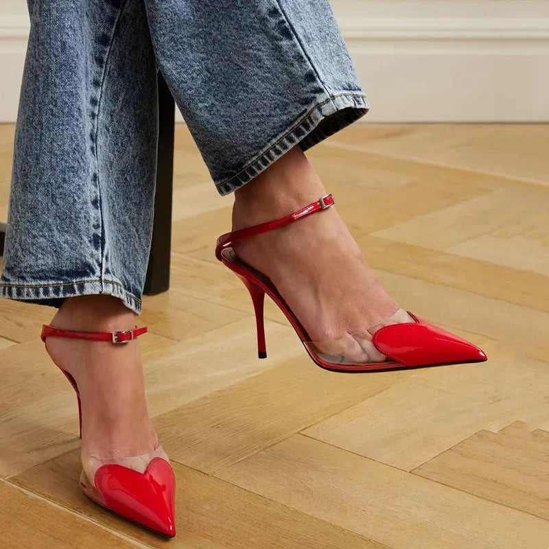 red-heart-heels-pair-model
