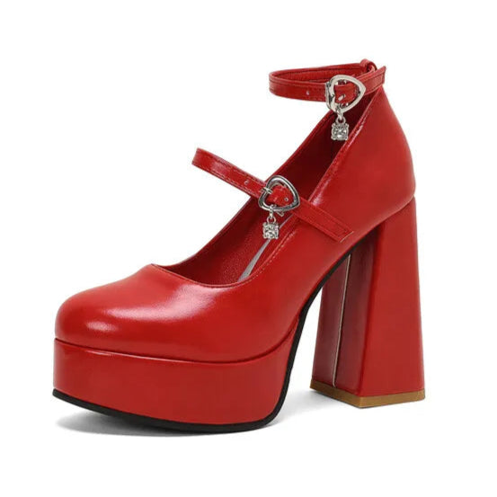 red-high-heel-mary-jane-shoes