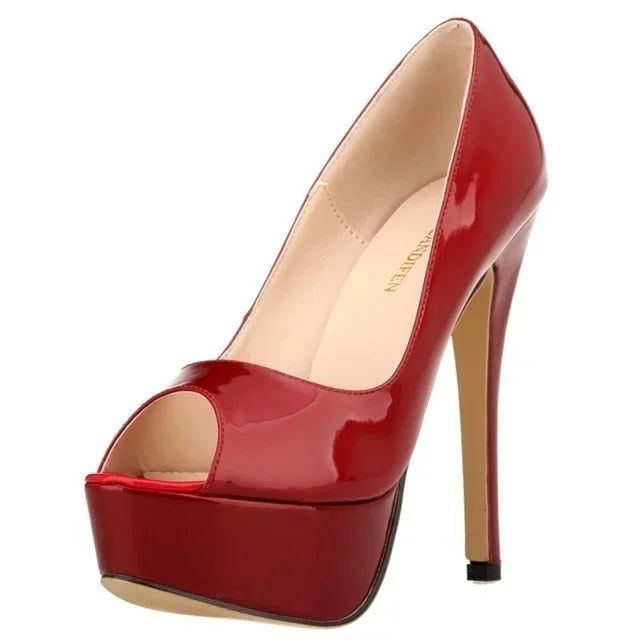 red-peep-toe-high-heel-shoes-burgundy