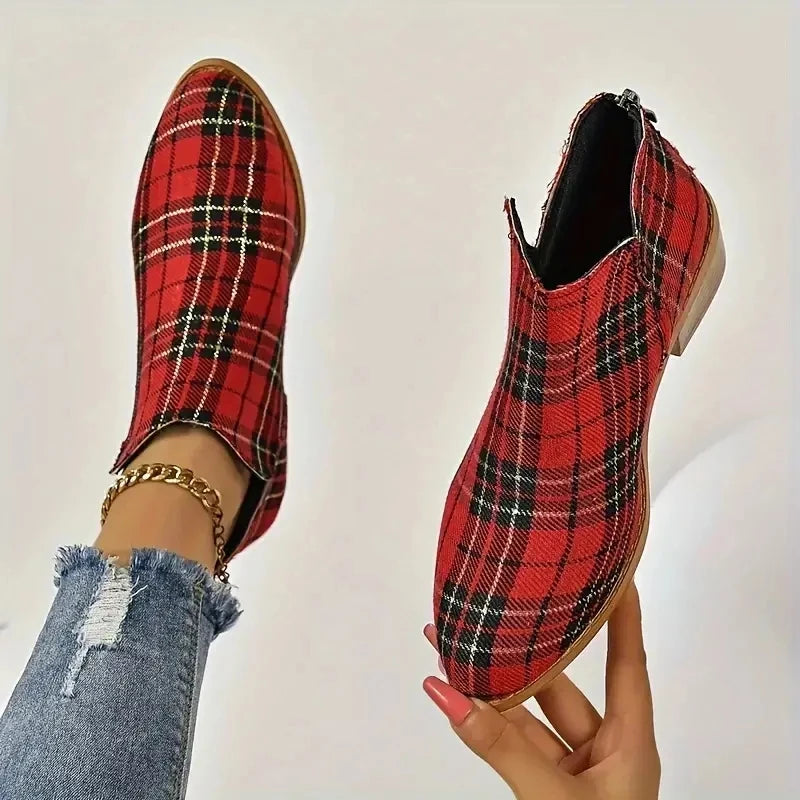 red-tartan-plaid-chelsea-boots-top