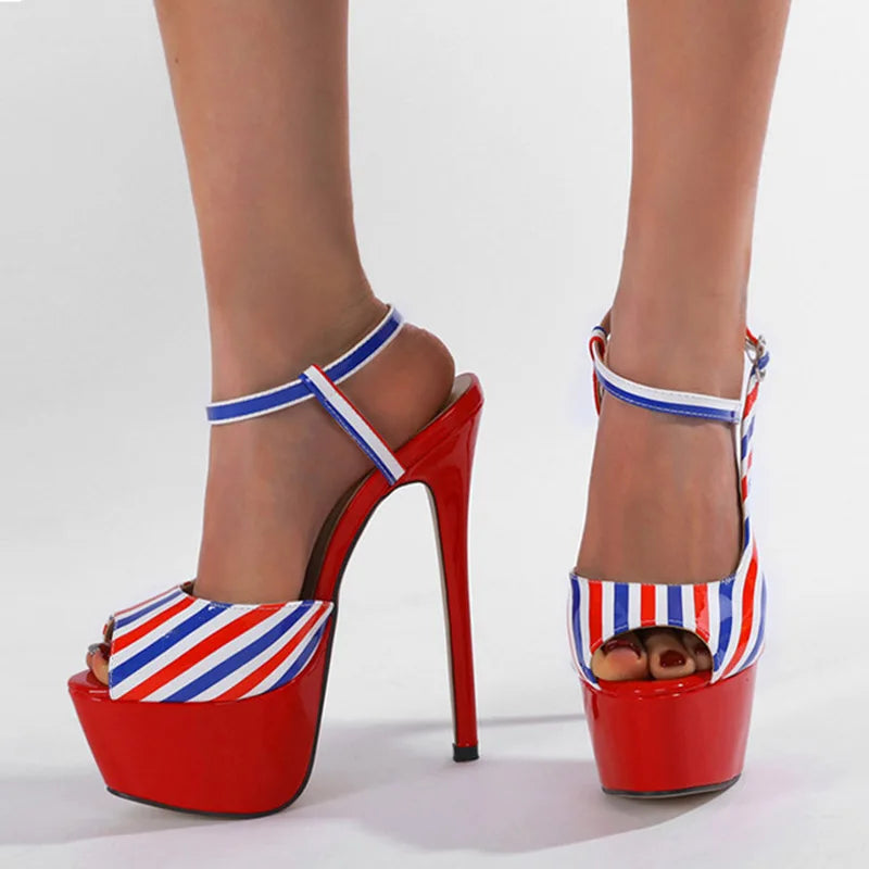 red-white-and-blue-high-heels-standing