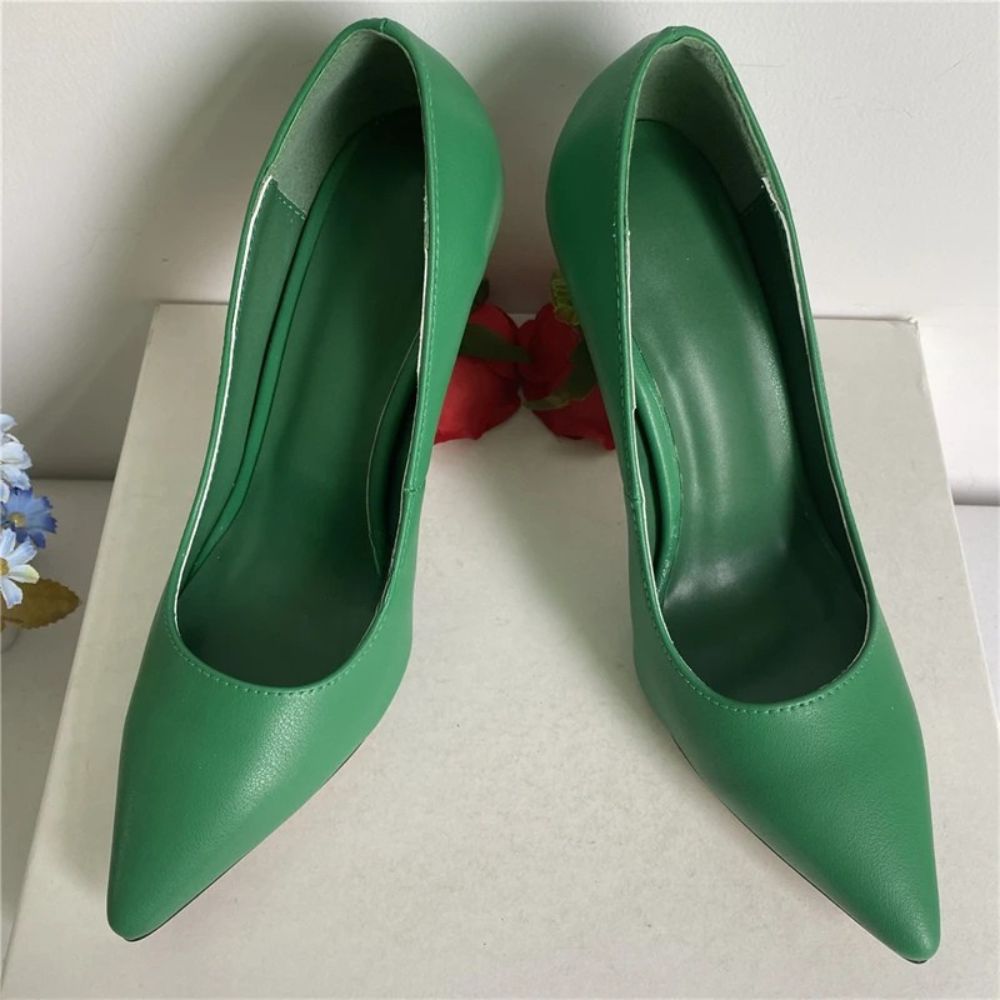 rose-flower-heels-green-top