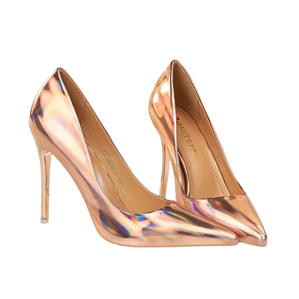 rose-gold-metallic-high-heels-pair