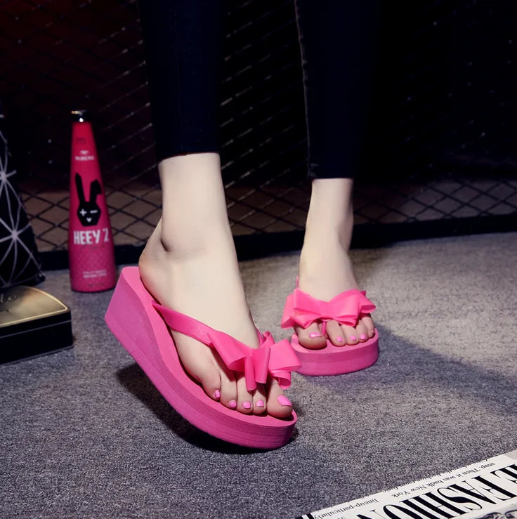 rose-wedge-flip-flops-with-bow-model