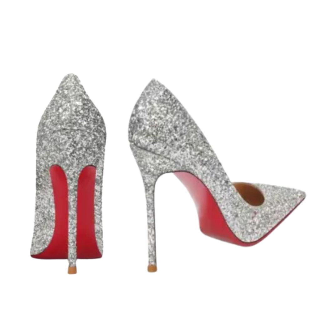  silver-sparkly-red-bottom-heels-pair