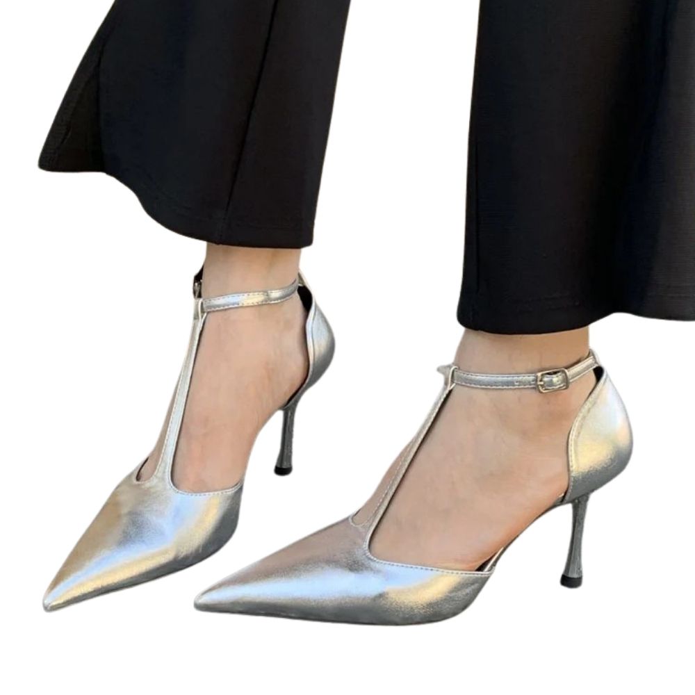 silver-t-strap-heels