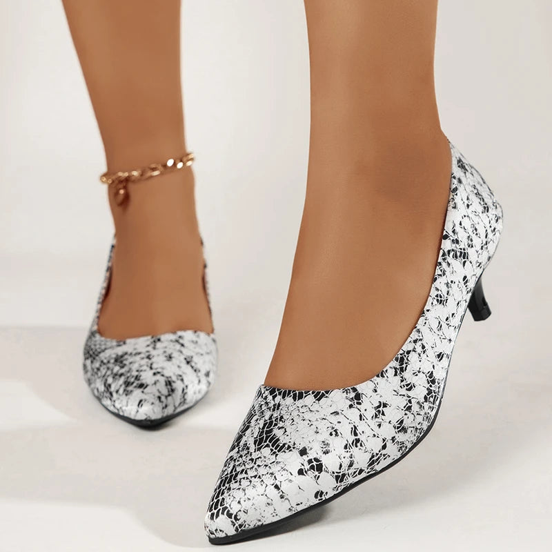 snake-print-kitten-heels-pair