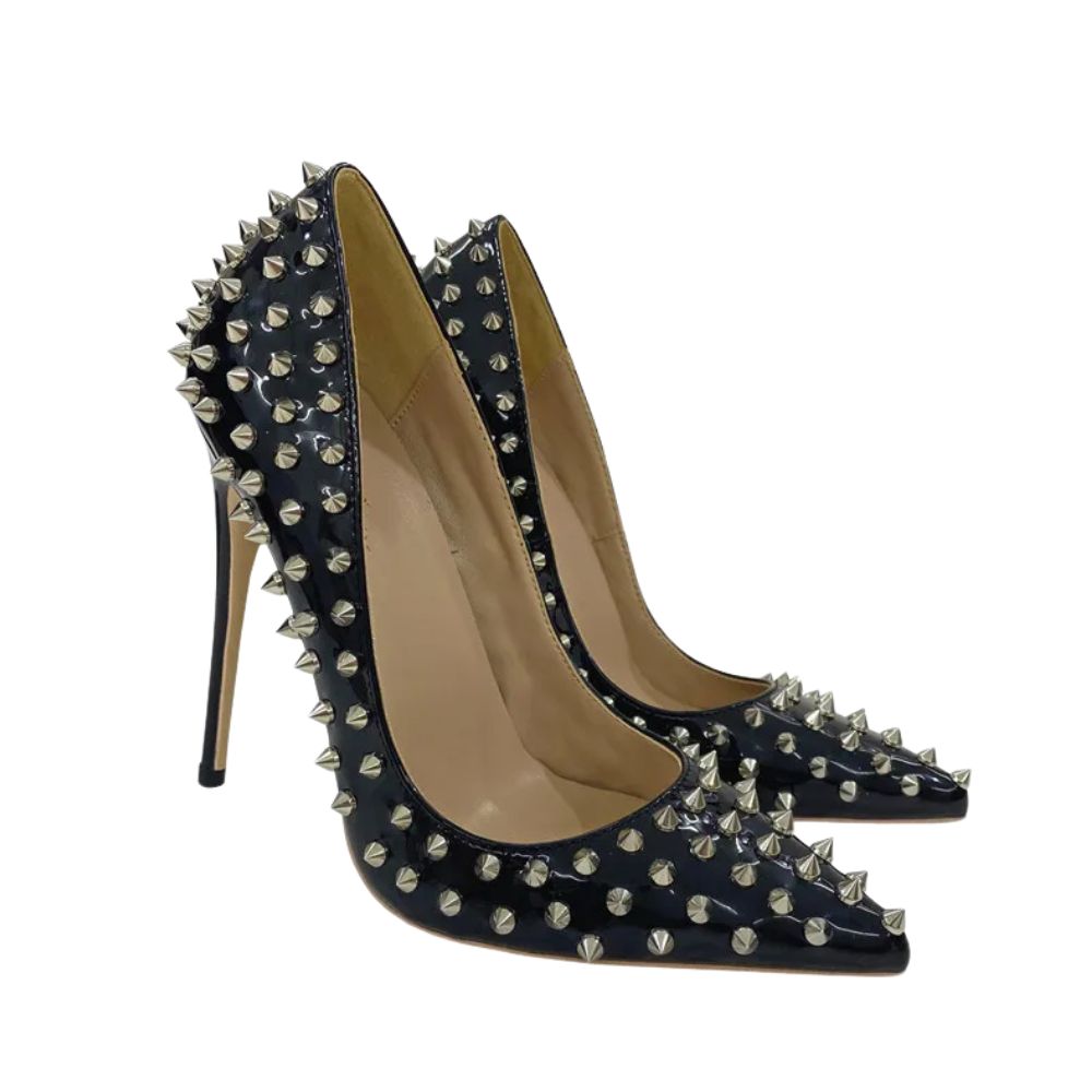 spiked-heels-black