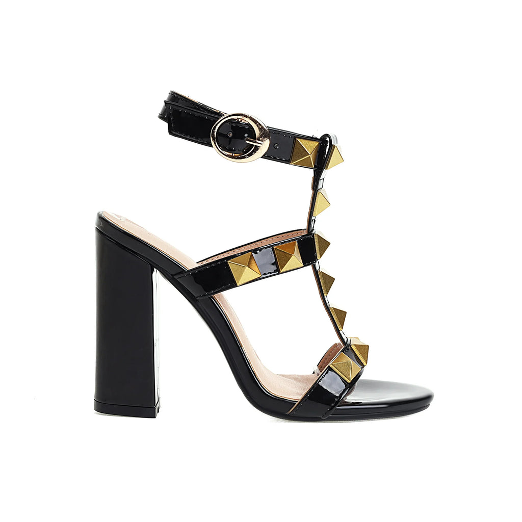 studded-gladiator-block-heel-sandals-side
