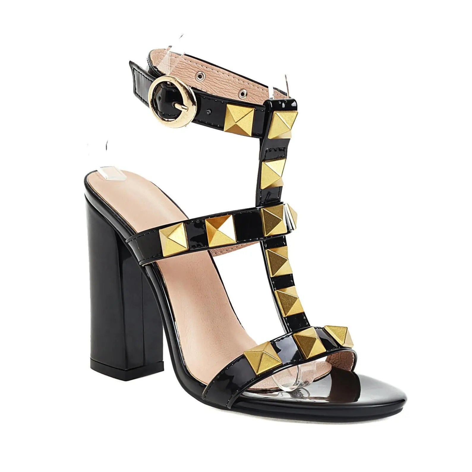 studded-gladiator-block-heel-sandals