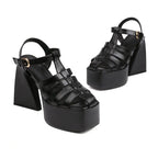 traingle-heel-gladiator-sandals-black-pair