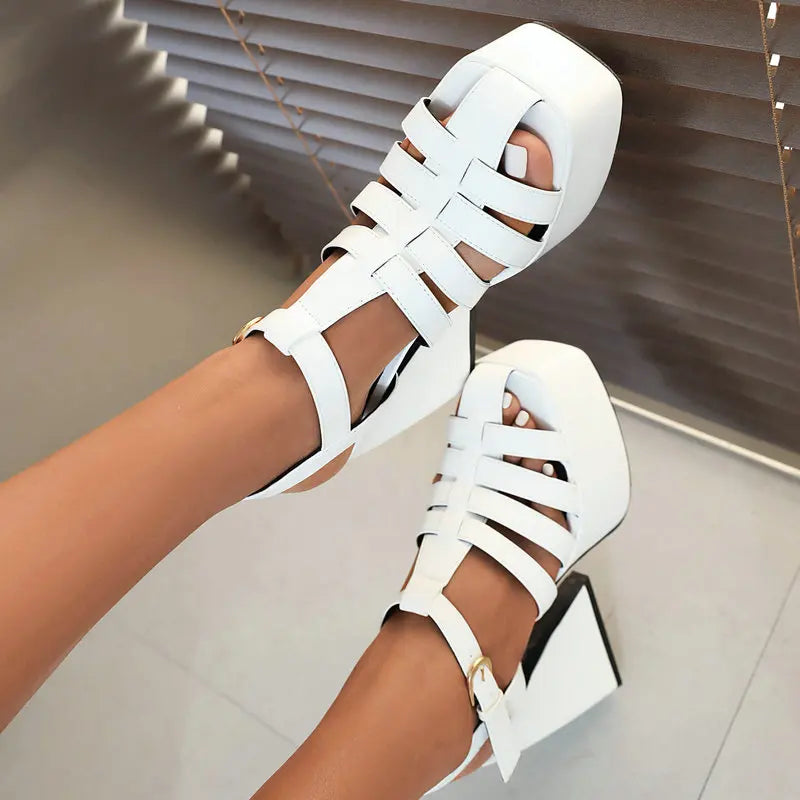 traingle-heel-gladiator-sandals-white-shoes
