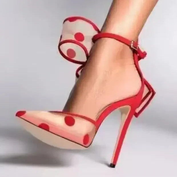 transparent-mesh-polka-dot-heels-red-woman