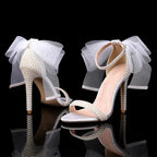 white-heels-with-bow-and-pearls-front-back