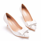 white-heels-with-bow-on-front-2-inch-top