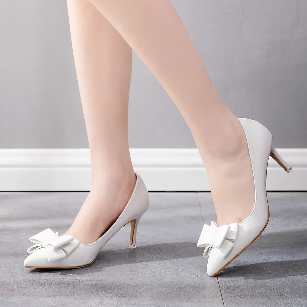white-heels-with-bow-on-front-3-inch-walking