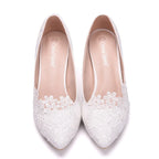 white-lace-wedding-shoes-low-heel-pair-top