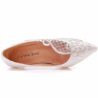 white-lace-wedding-shoes-low-heel-top