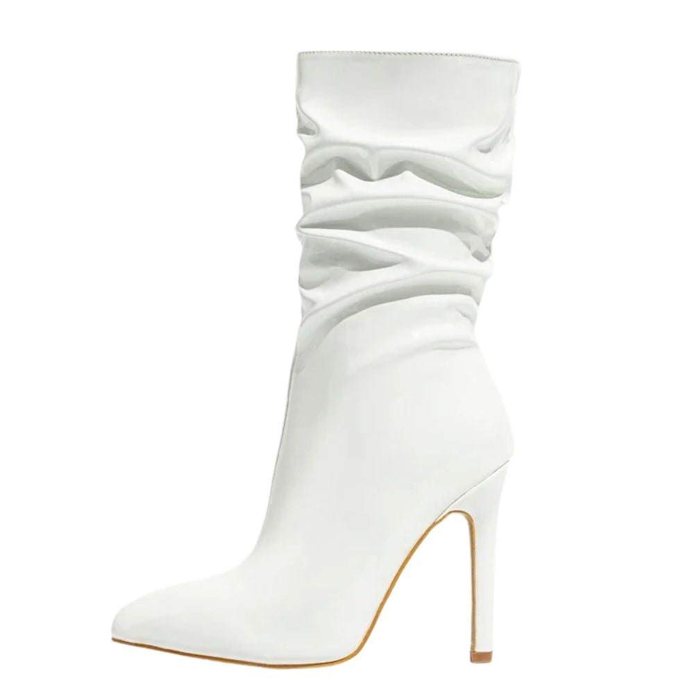 white-mid-calf-heeled-boots