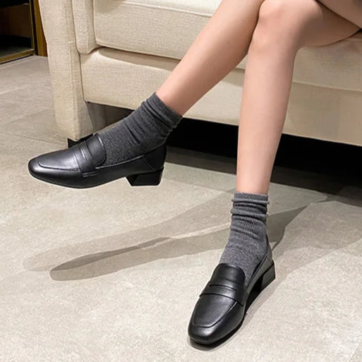 women-low-block-heel-loafers-black-model