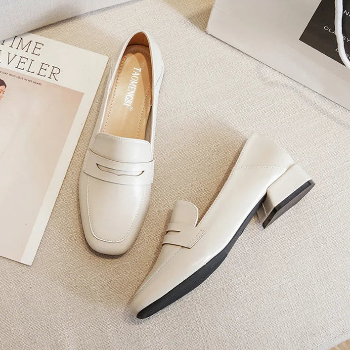 women-low-block-heel-loafers-white-side