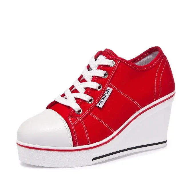 women-red-wedge-sneakers