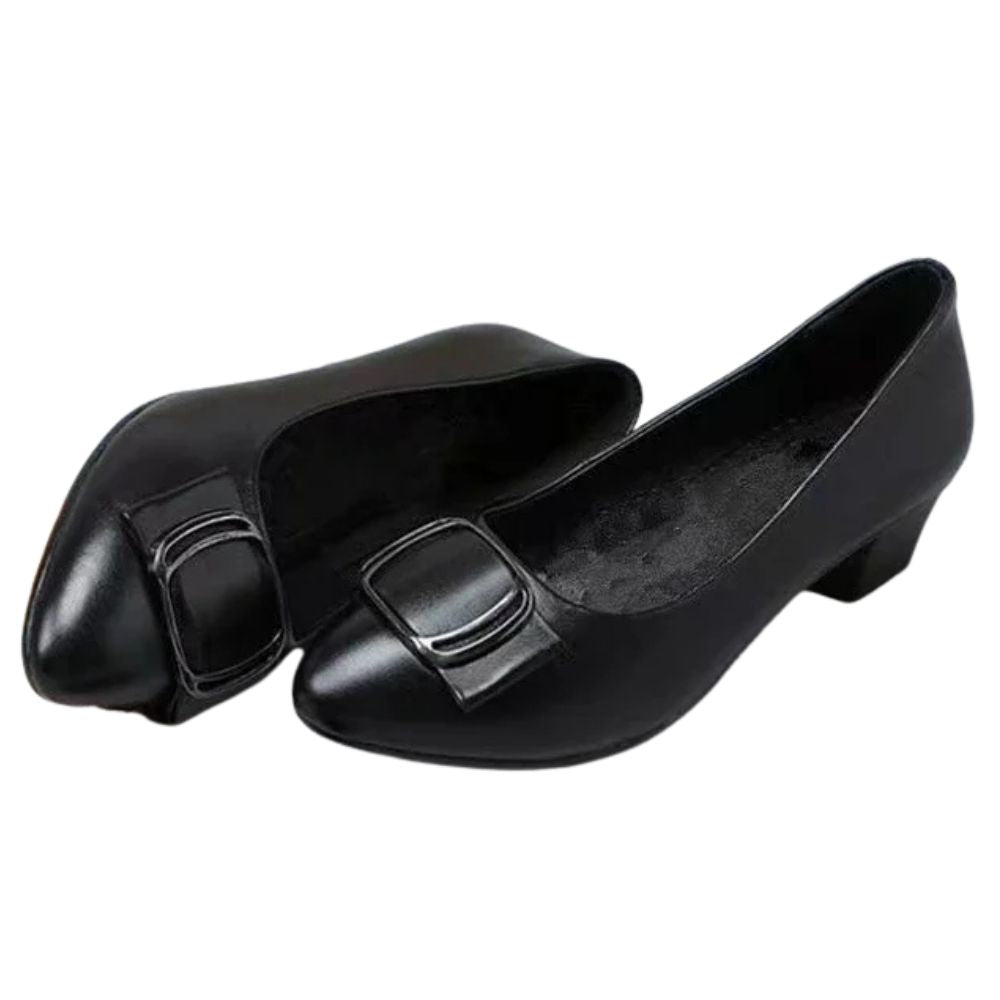 womens-black-dress-low-heel-shoes-pair