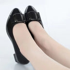 womens-black-dress-low-heel-shoes-woman