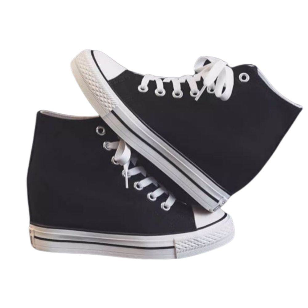 womens-black-hidden-wedge-sneakers-pair