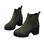 womens-chunky-heel-chelsea-boots-khaki-green-pair