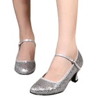 womens-low-heel-ballroom-dance-heels-silver-model
