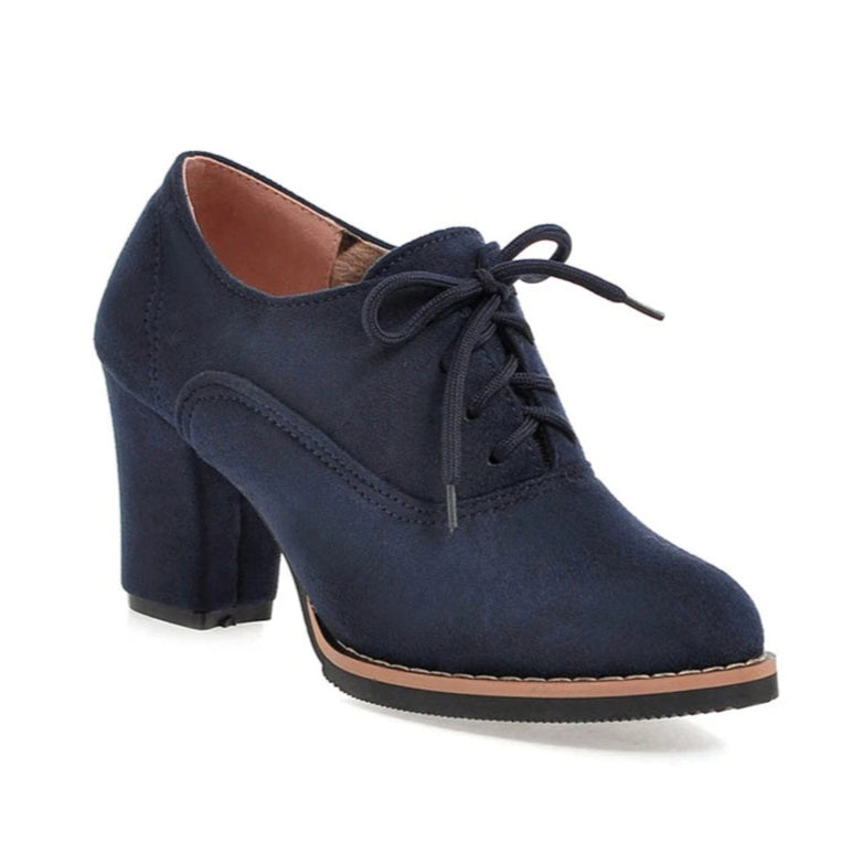 womens-navy-block-heel-lace-up-oxford-pumps