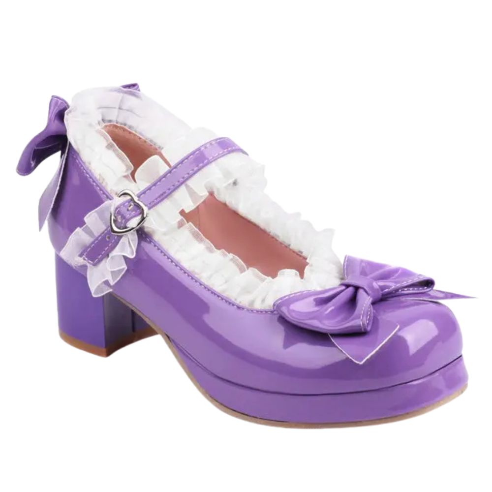 womens-purple-mid-heel-mary-janes