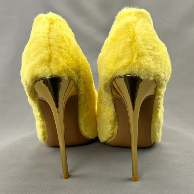 yellow-fur-heels-back-pair
