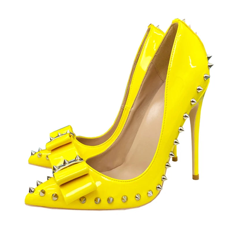 yellow-spiked-heels-pair