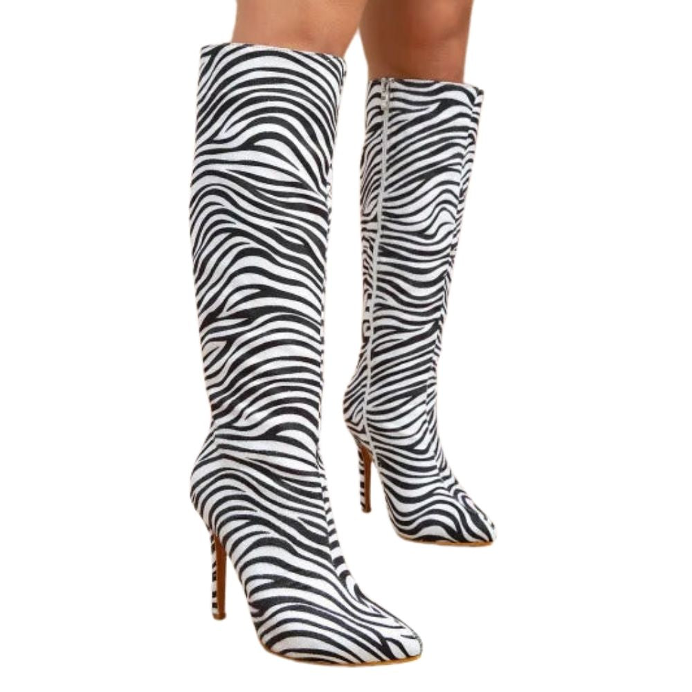 zebra-print-high-heel-boots