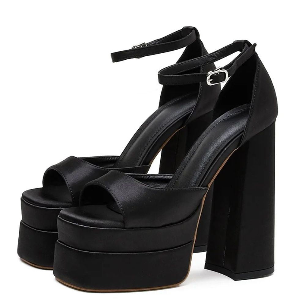 Peep Toe Mary Jane Heels